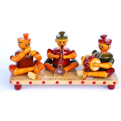 "Etikoppaka Wooden Musical Band Set-code B-16 - Click here to View more details about this Product